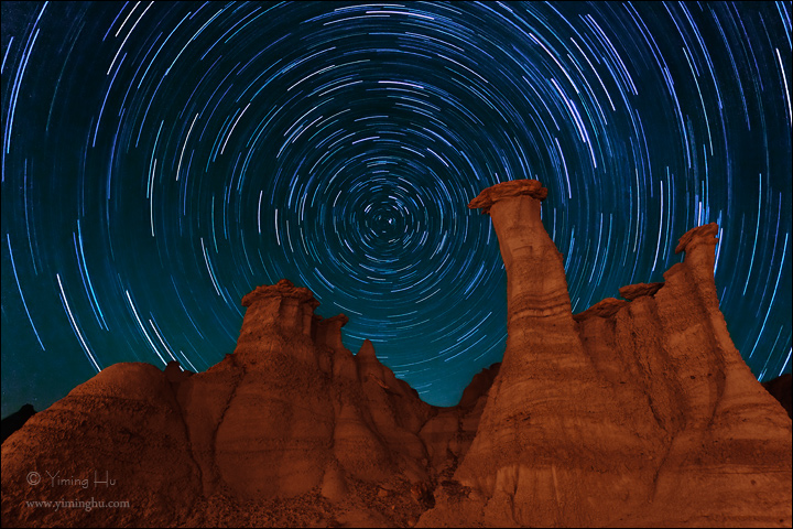 Under the spinning Stars
