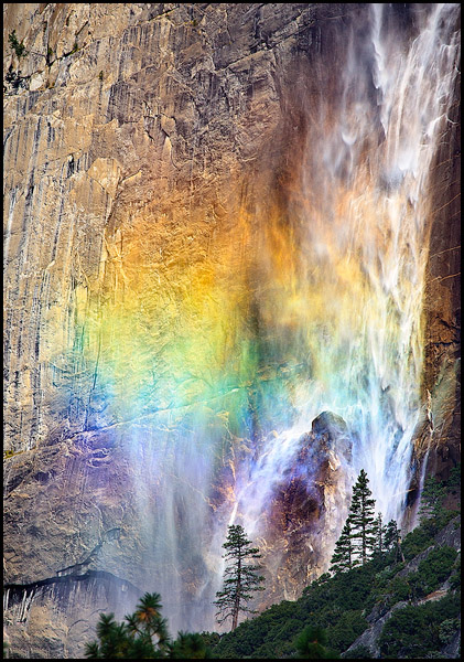 Yosemite Falls Rainbow 
