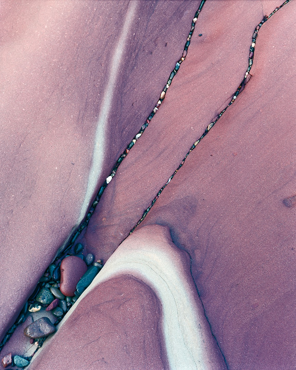 Pink sandstone abstract
