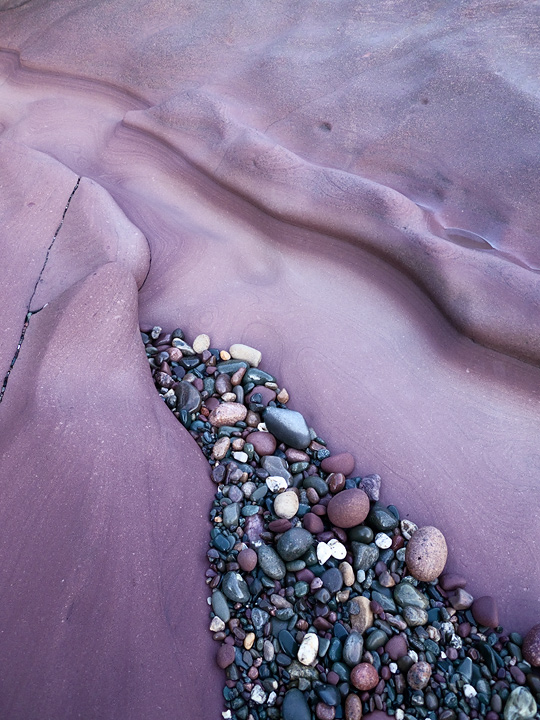 Pink sandstone abstract 
