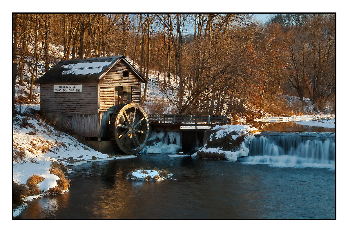 Hyde's Mill in Winter