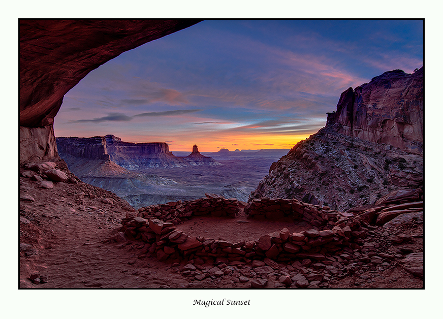 Magical sunset