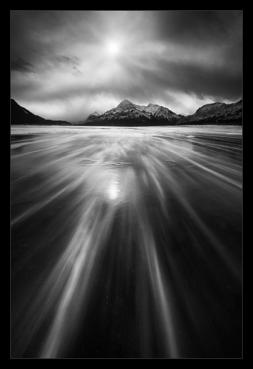 Abraham Lake BW