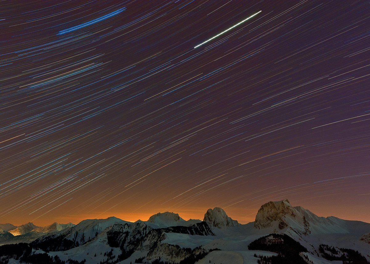 Startrails Gurnigel