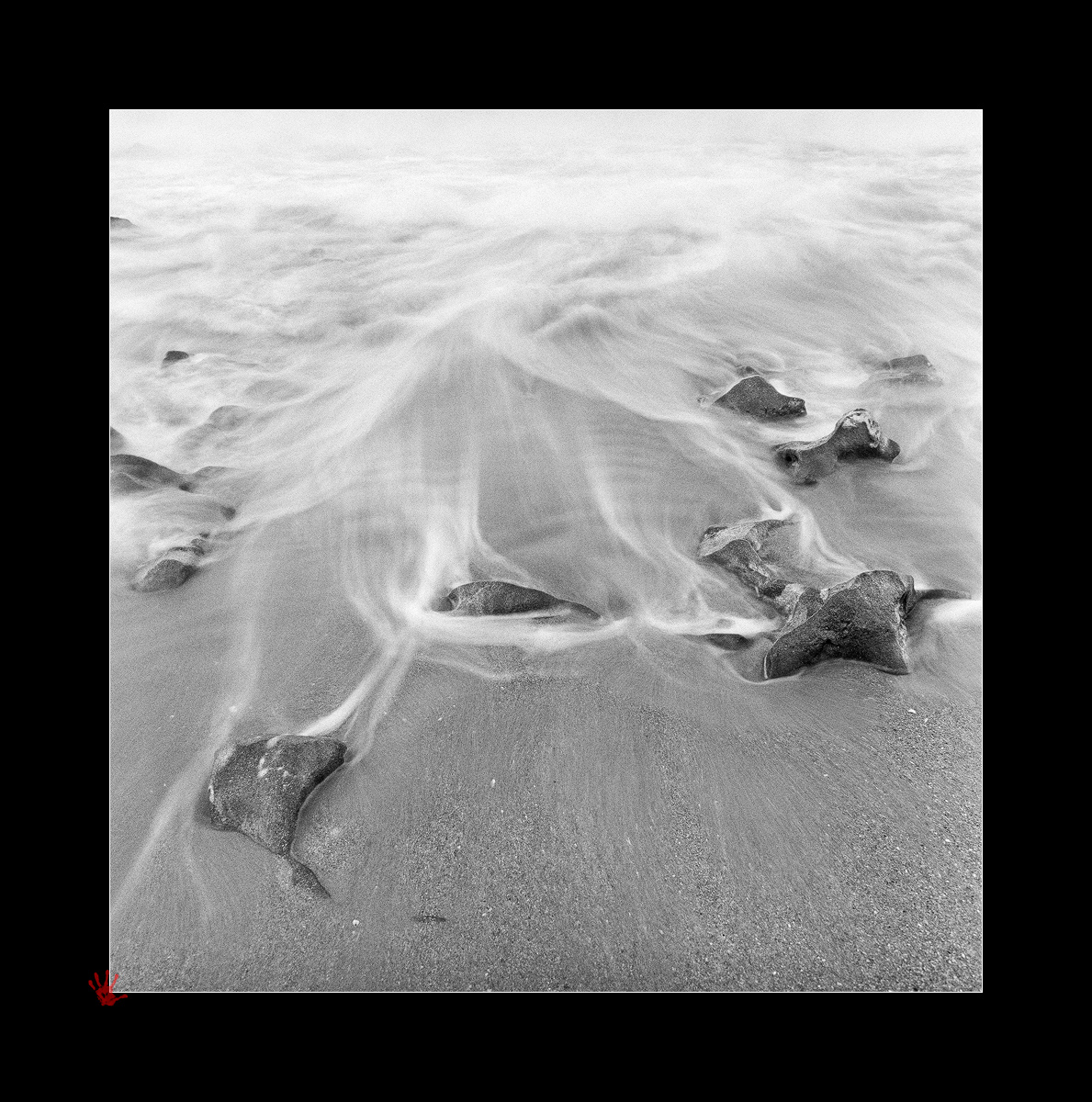 sand between your toes