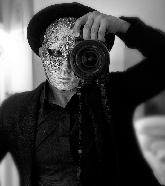 Masked Photographer