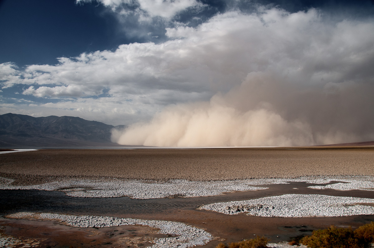 Haboob in Death Valley