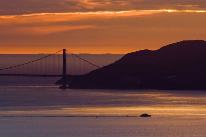 Bay sunset