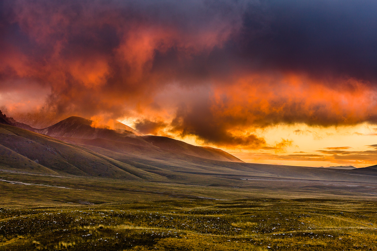 Burning Morning Clouds