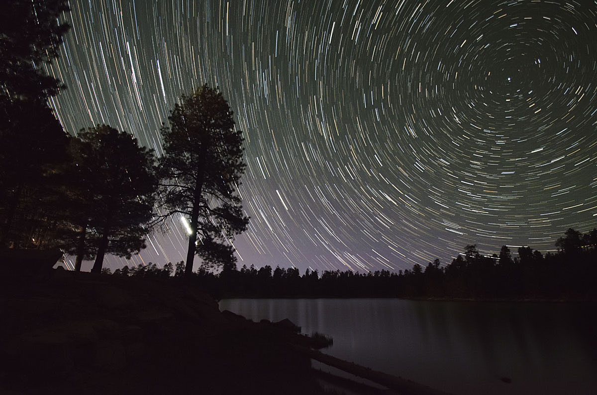Forest Lake Star Trails + repost