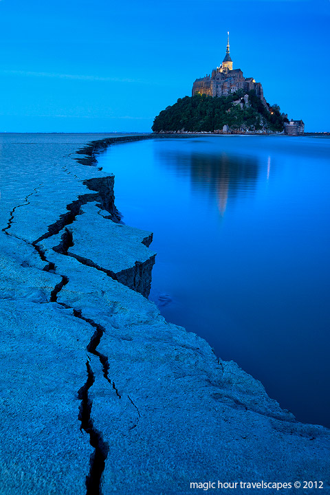 Blue Hour Mont St Michel