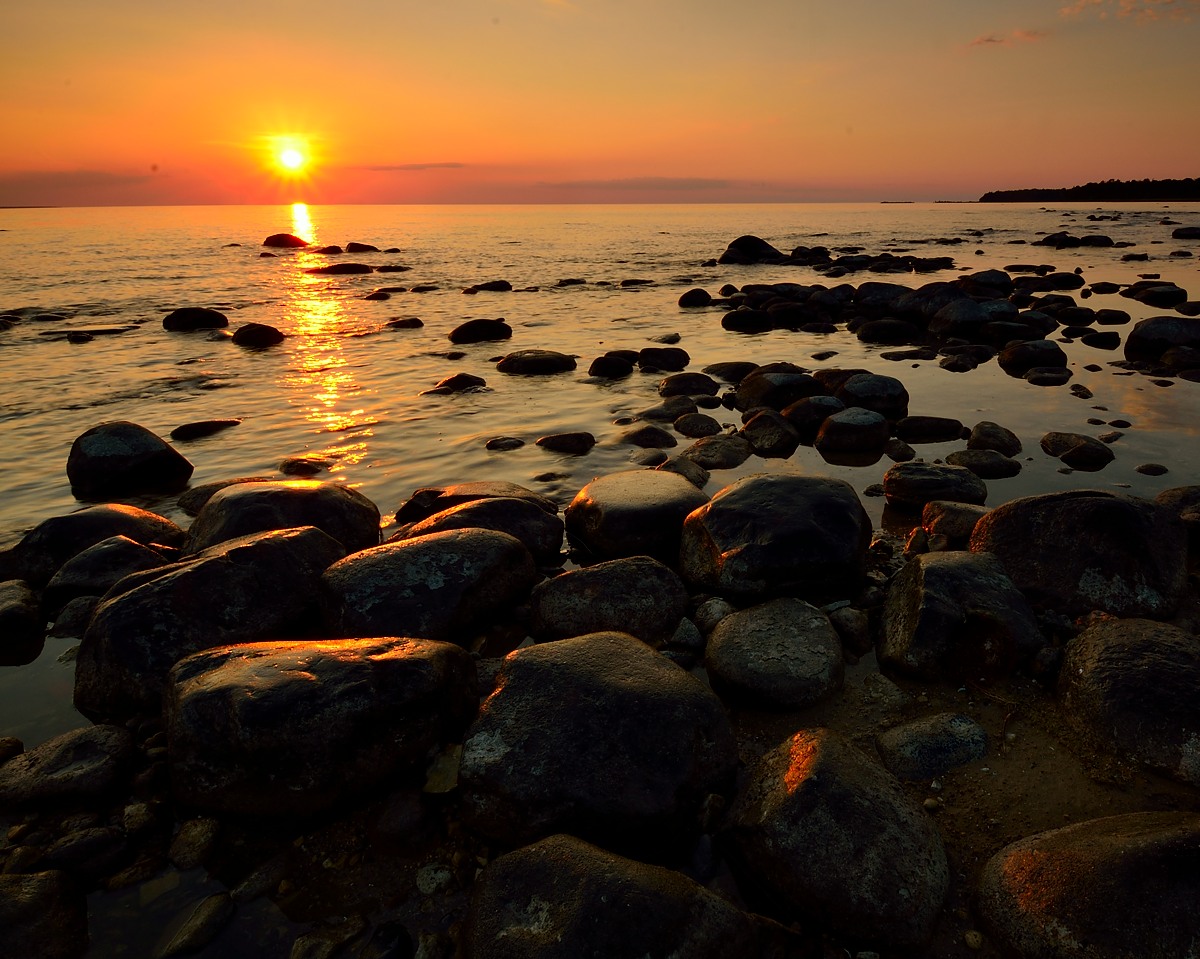 Sunset on Lake Michigan