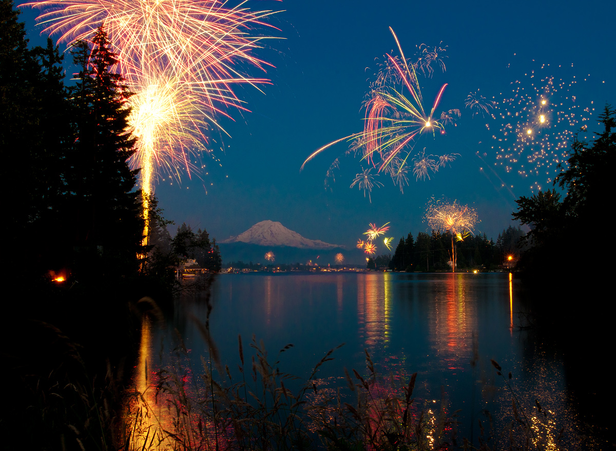 July 4th and Mt Rainier