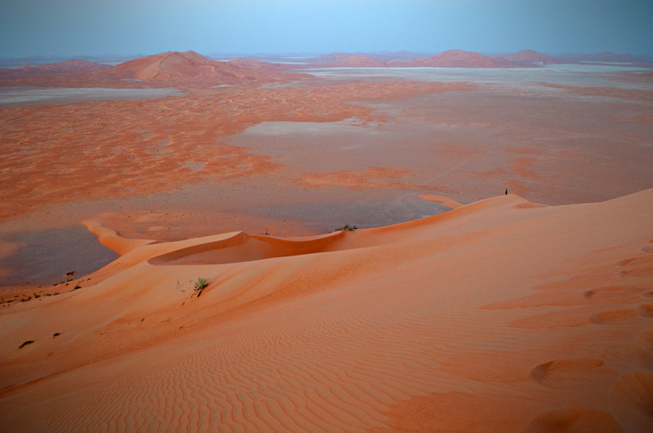Overlooking the Desert