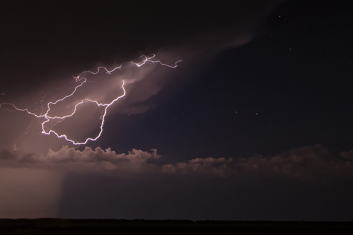 Clearing storm