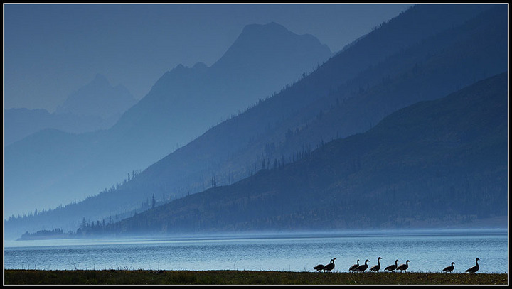 Fire Haze at Grand Teton