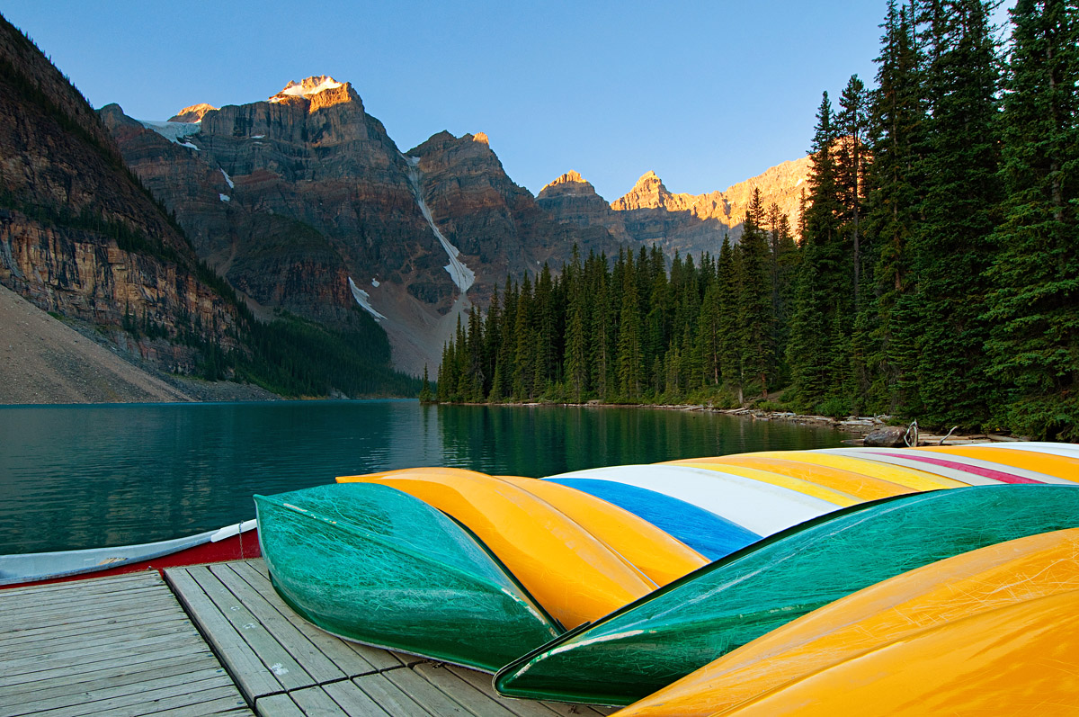 Moraine Lake Canoes