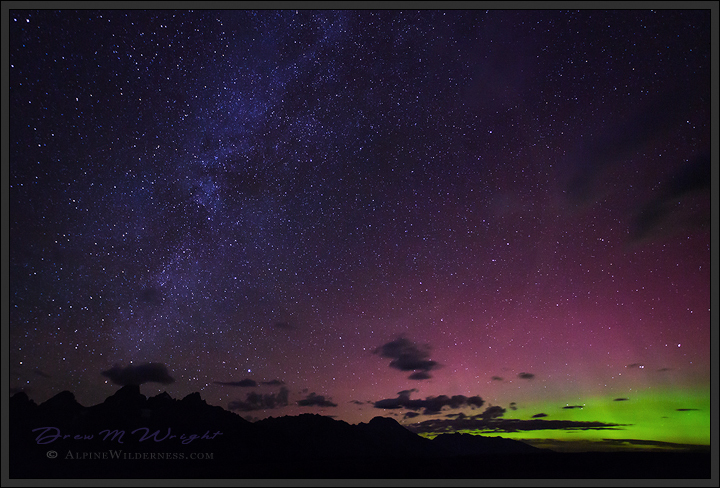 Aurora Over Grand Teton