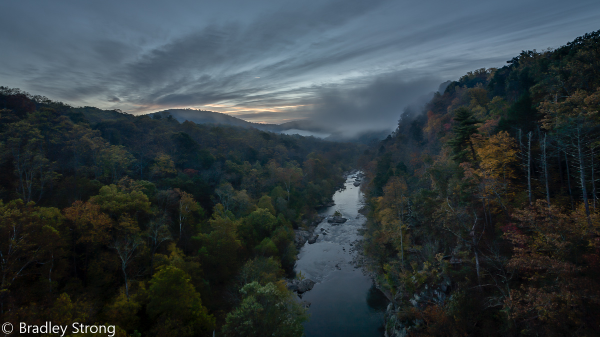 Autumn River Twilight