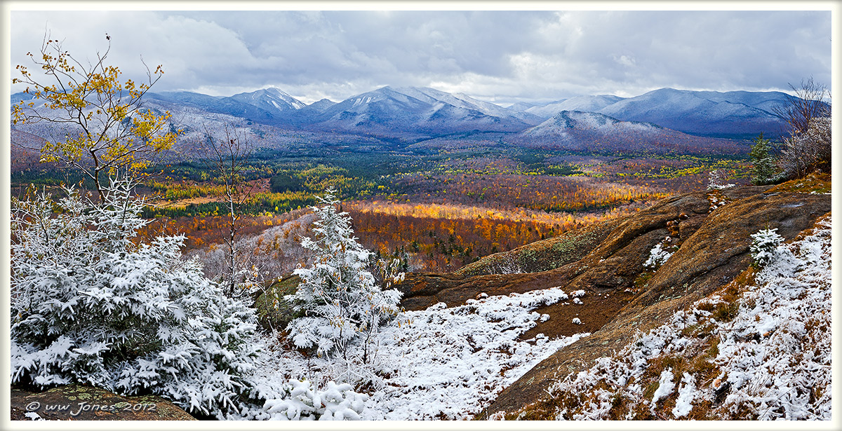 First Snow on the Peaks