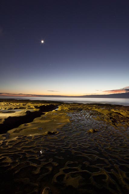 Sunset at La Jolla Beach