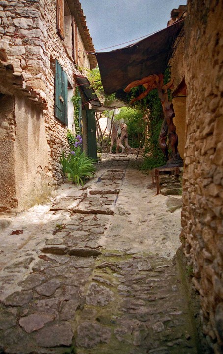 Alley in Provence France