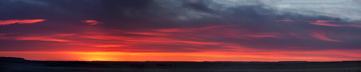Prairie Sunrise Pano