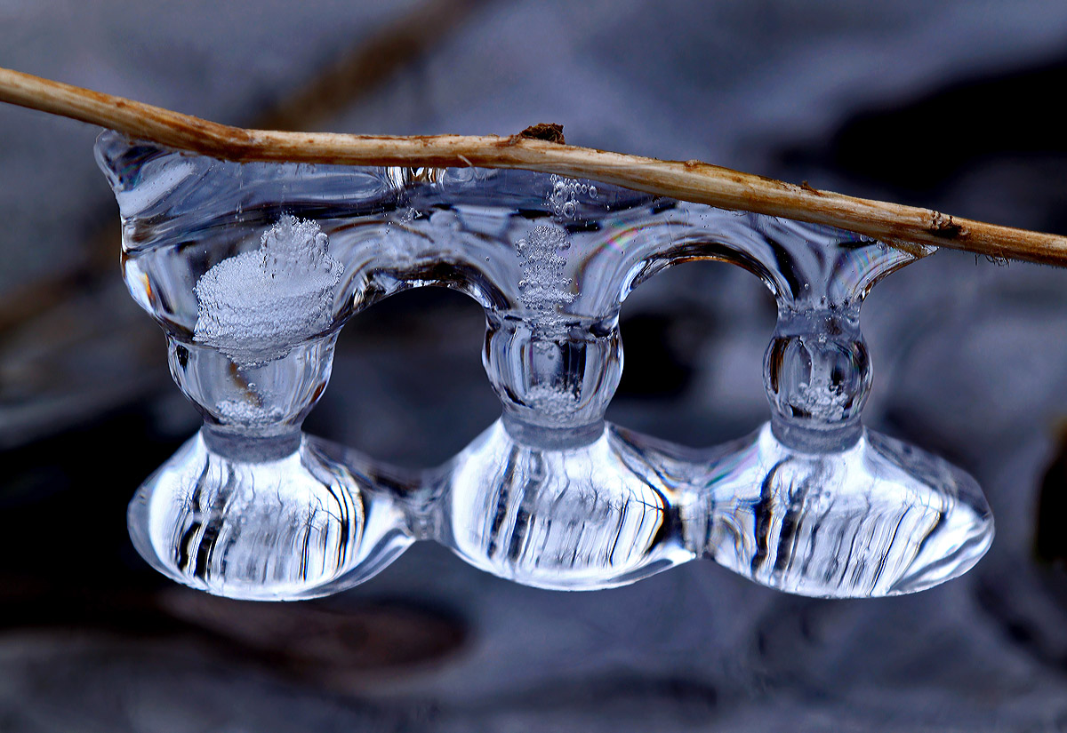 Creek icicles