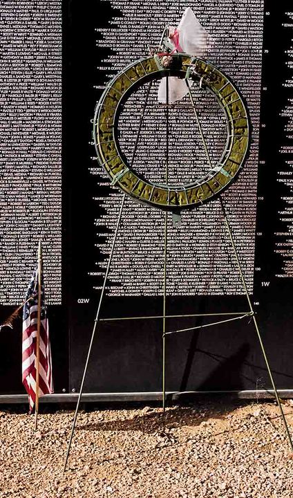 Panel at Vietnam Wall
