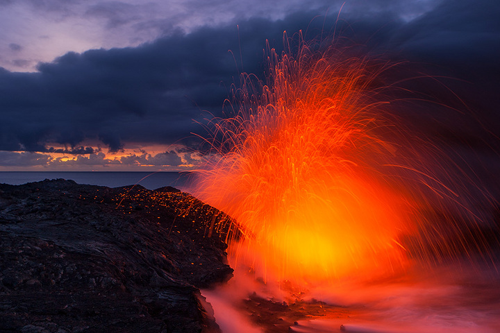 Lava Morning Fountains