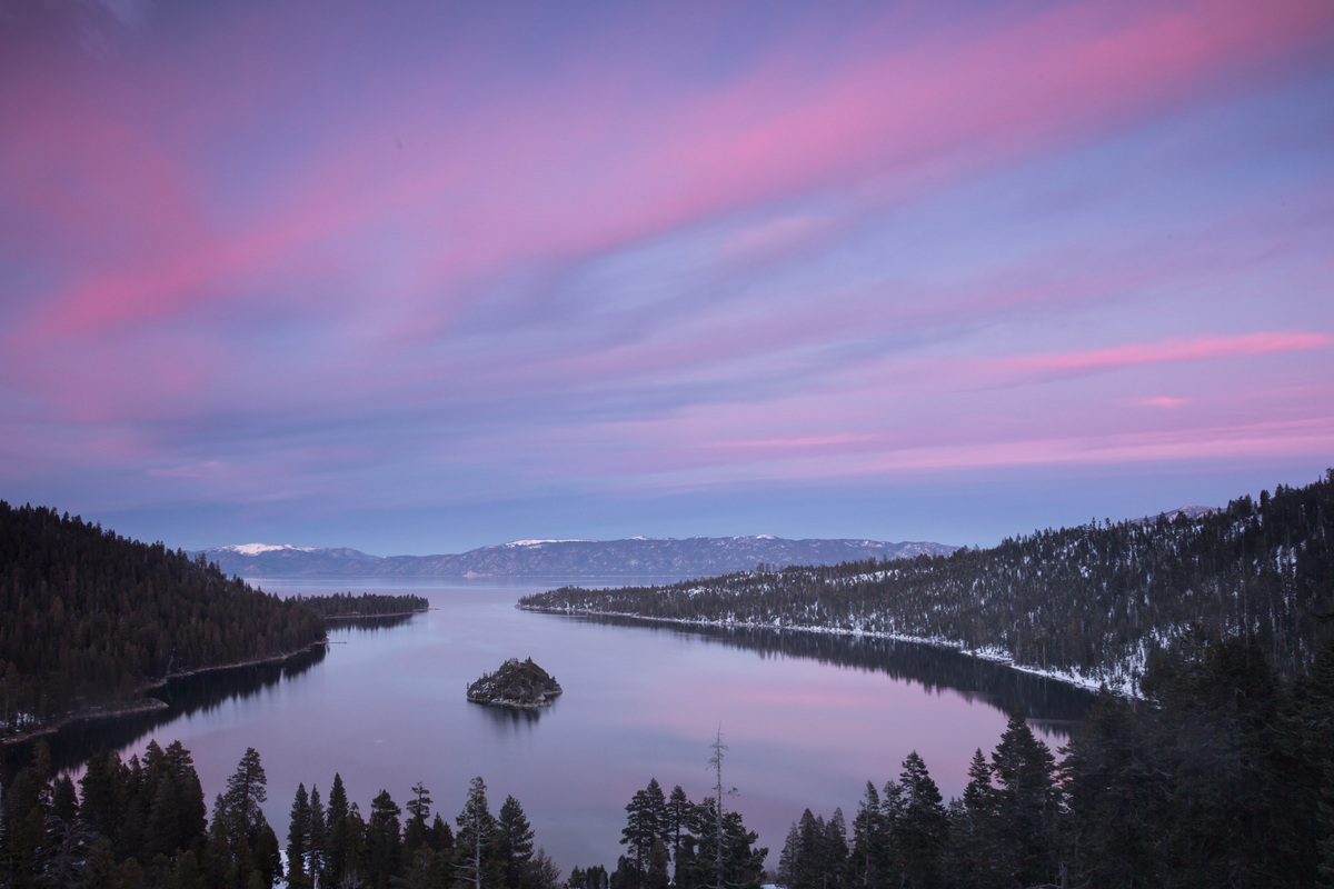 Winter sunset