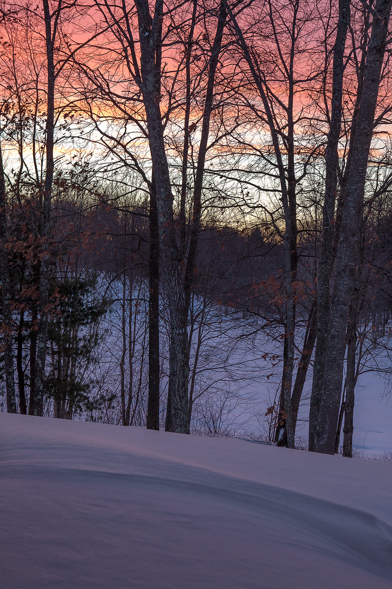 Snow Bound Sunset