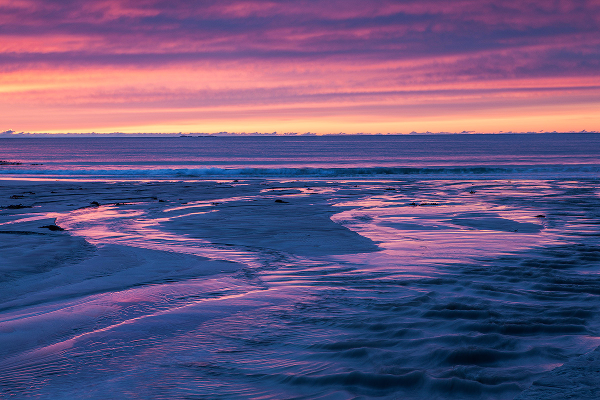 Flakstad Beach at Dusk