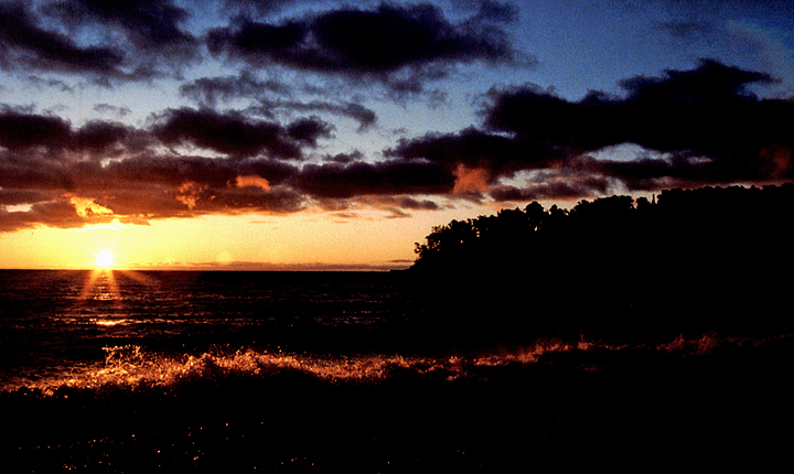 Lake Superior sunrise.
