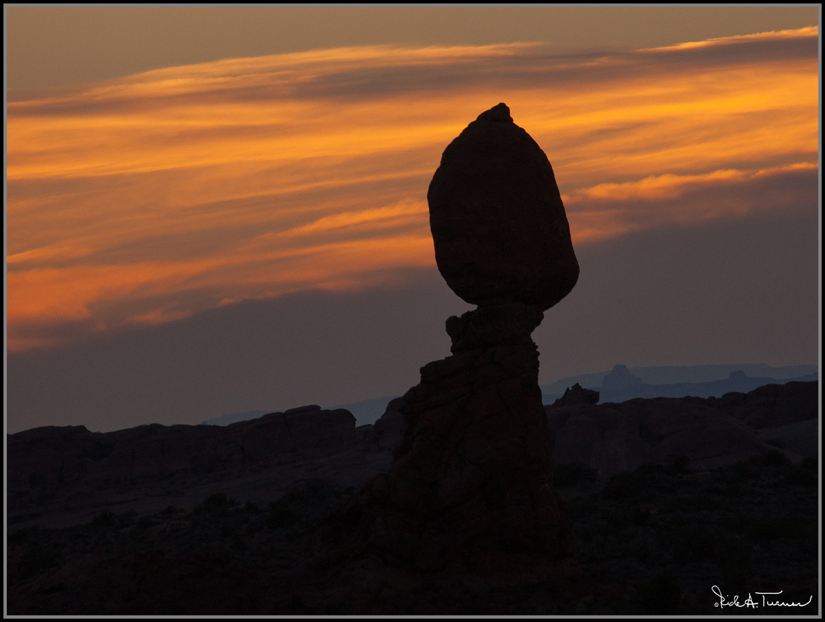Balanced Rock Sunset