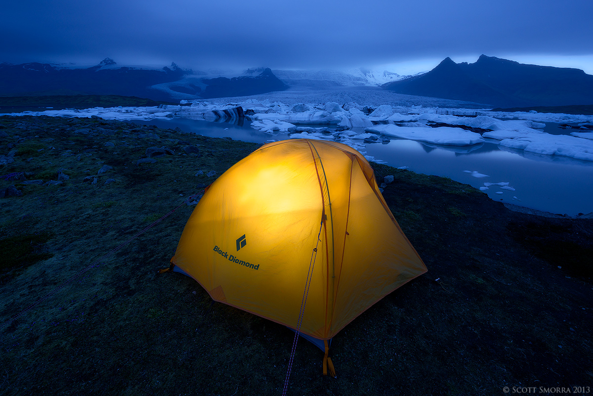 Fjallsárlón Midnight