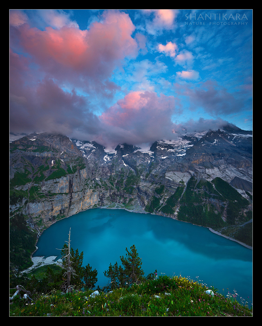 Oeschinen Lake Sunset