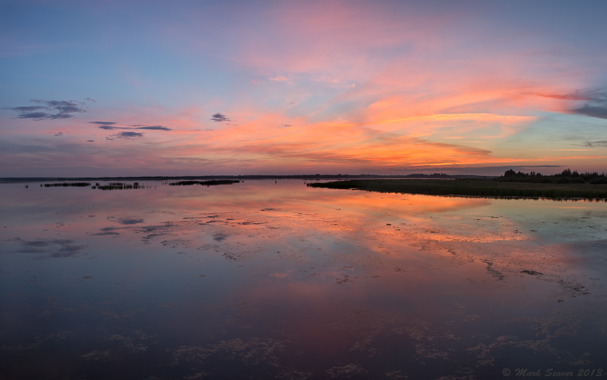Big Lake sunset