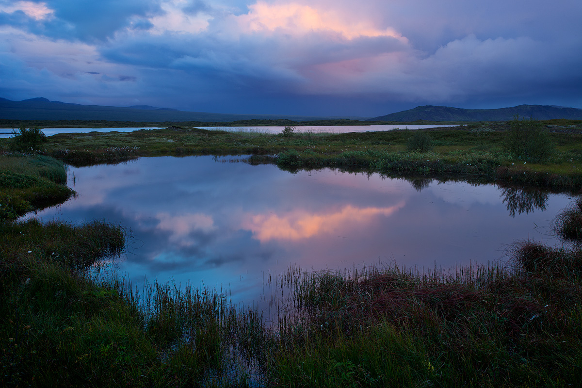 Transatlantic dusk
