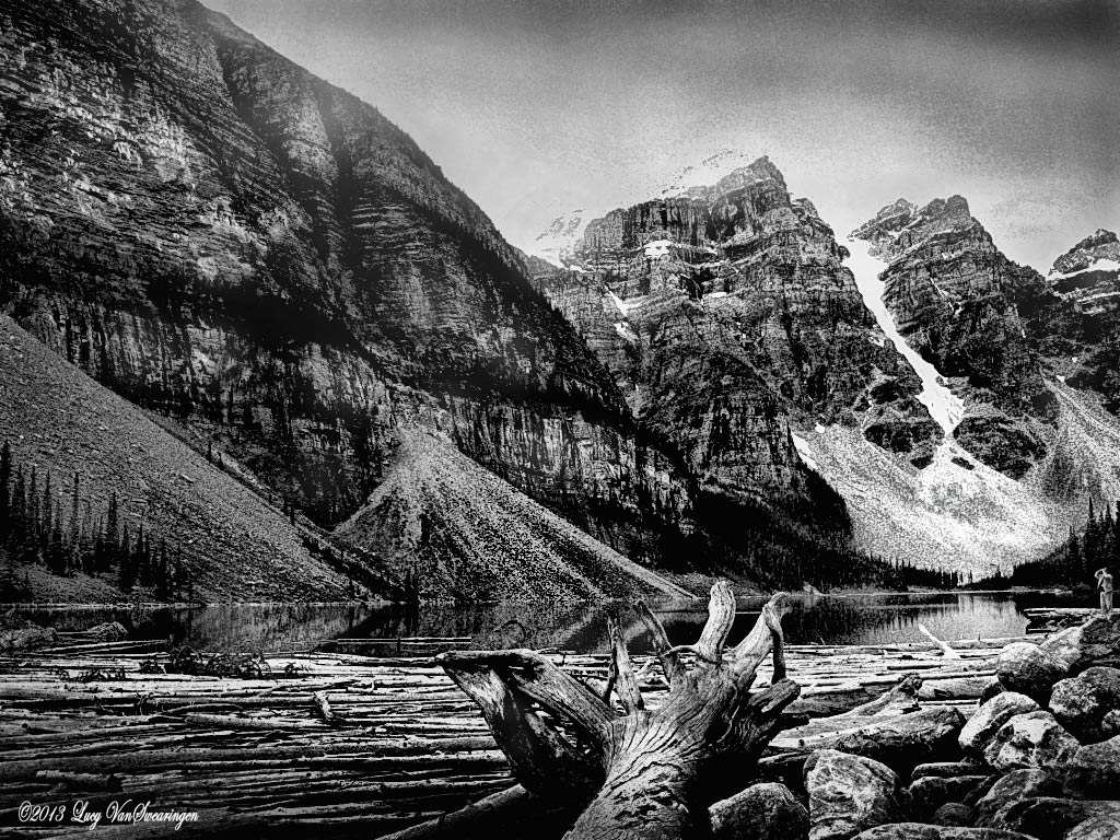 Logjam at Lake Moraine + repost
