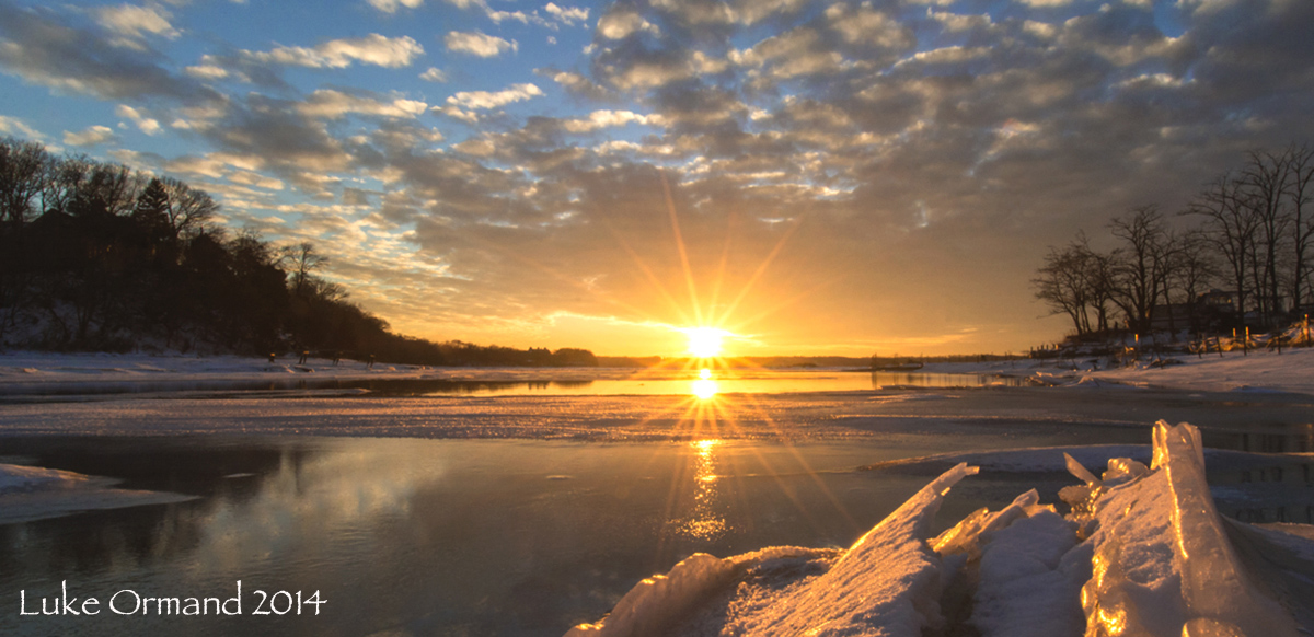Icy Sunset