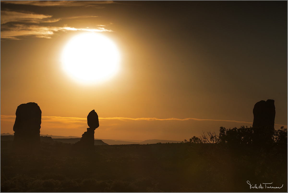 Balanced Rock Sunset