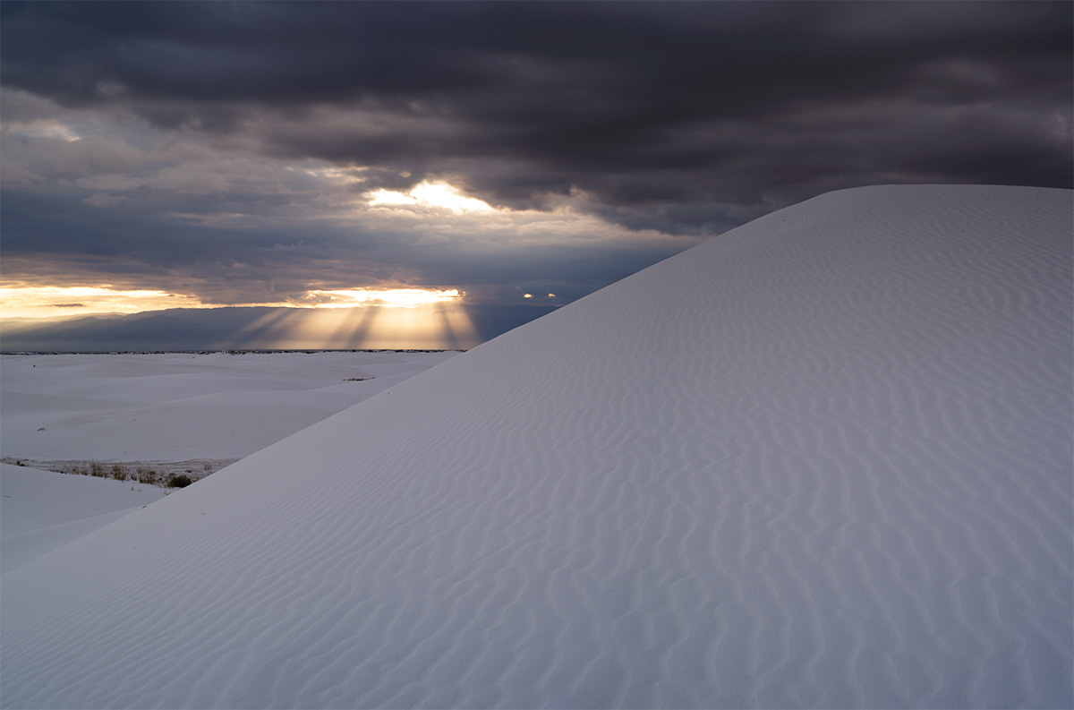 White sands rays