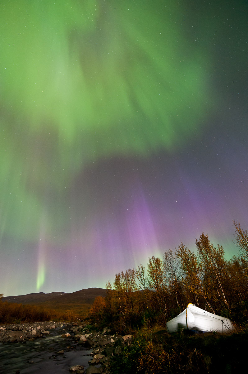 Arctic circle night