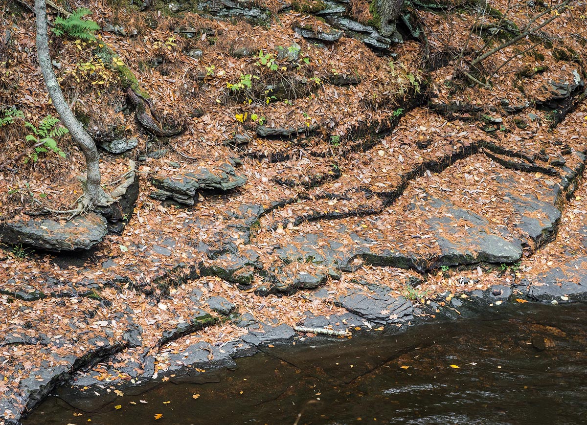 No banister. 