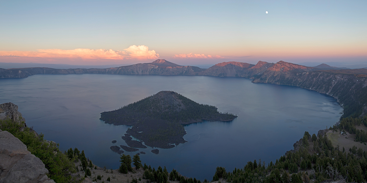 Crater Lake Sunset