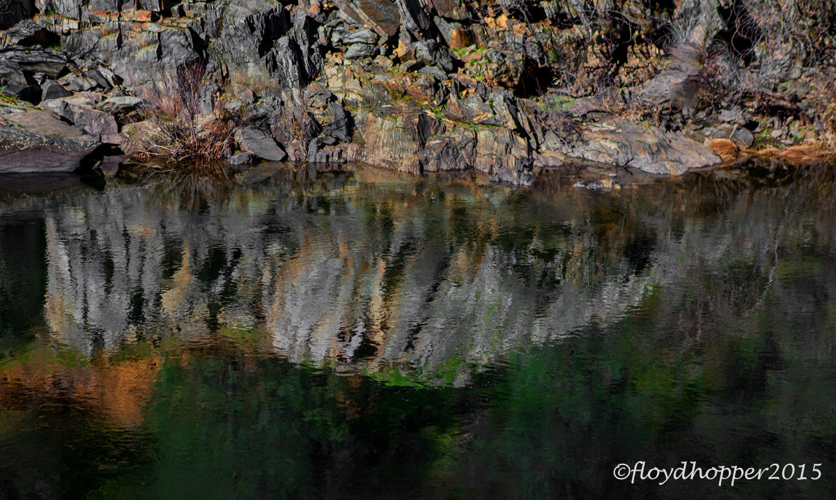 Rock Wall Reflection