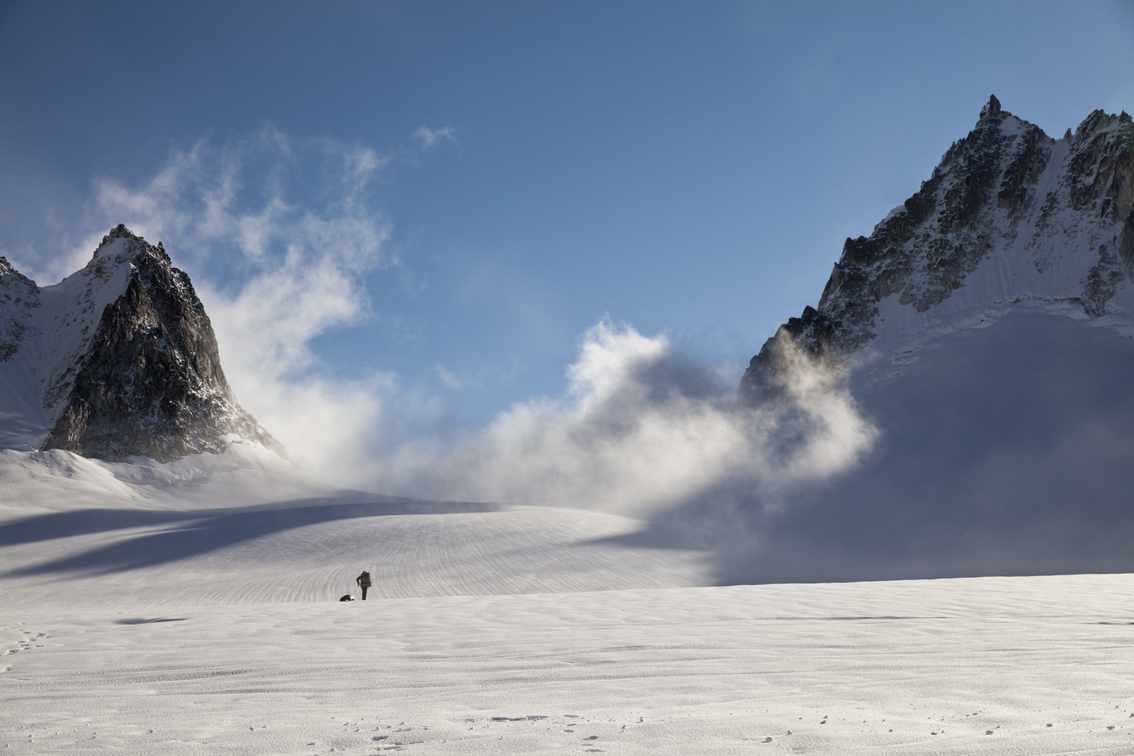 Lone climber, Pika Gl.
