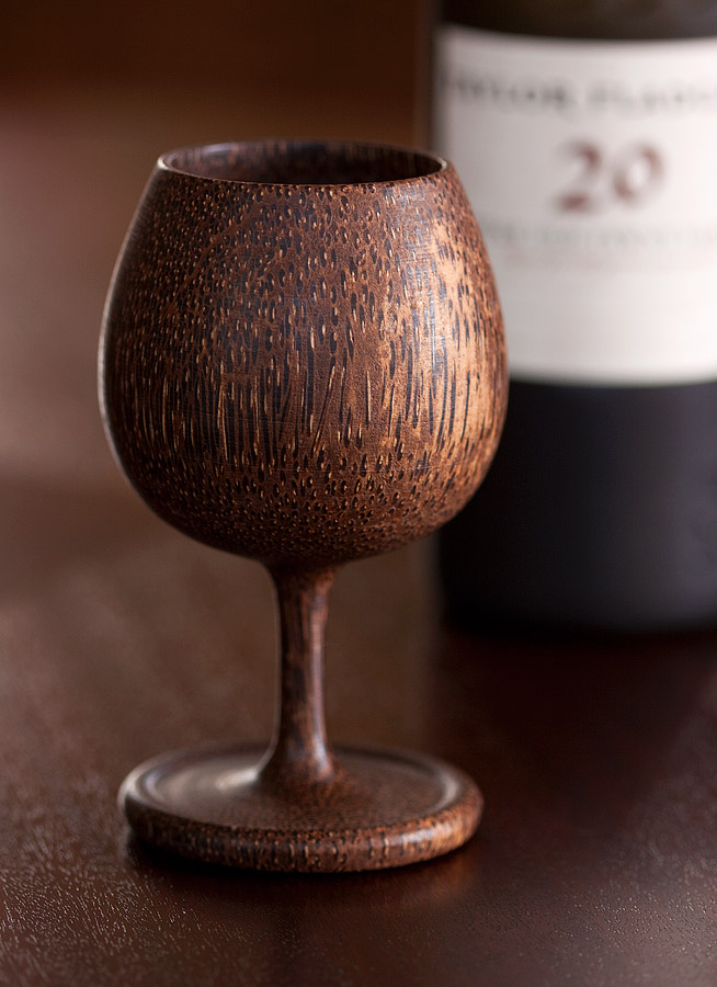 Wooden Wine Glass