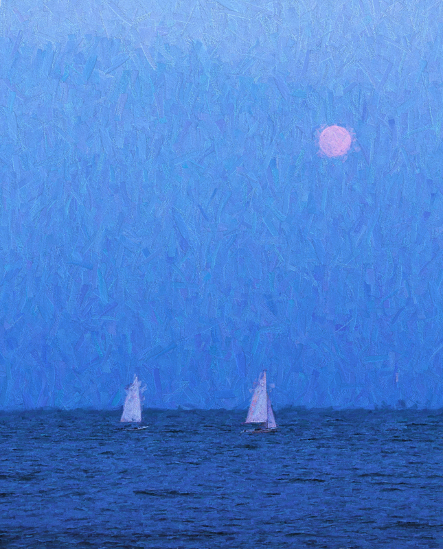 Moonrise over the Lake